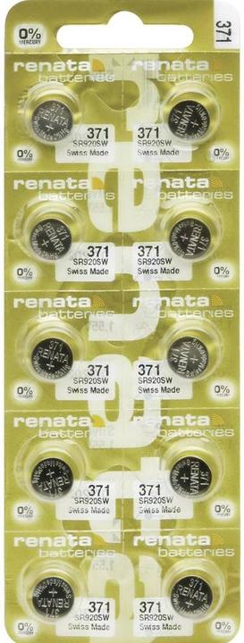 Productafbeelding Renata Knoopcel 371 (10 Pcs., SR69, 40 mAh)