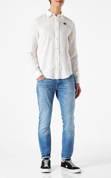 Produktbild Blauer Langarmhemd (40, S)