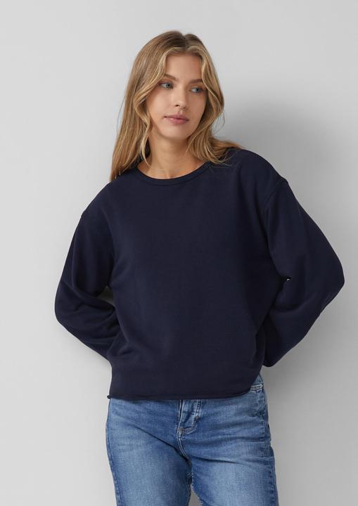 Produktbild s.Oliver Sweatshirt Sweatshirt im Relaxed Fit mit Rollsaum (48)