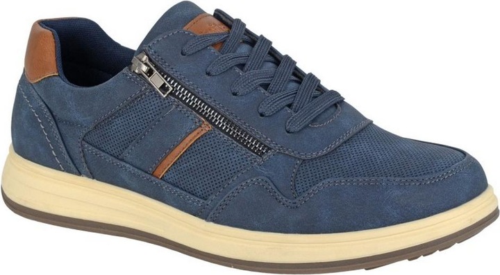 Actual product image Megableu Mens Synthetic Nubuck Trainers (40.5)