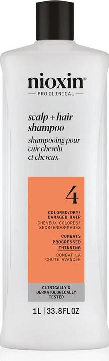 Actual product image Nioxin Scalp + Hair System 4 Shampoo (1000 ml)