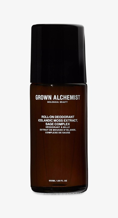 Actual product image Grown Alchemist BODY "Roll-On Deodorant" Icelandic Moss Extract, Sage Complex - Unisex (Roll-on, 50 ml)