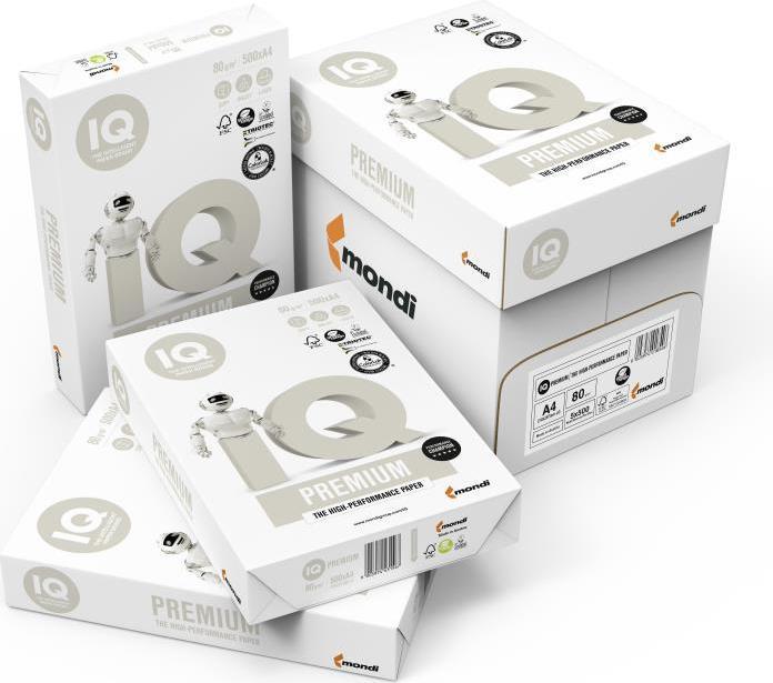 Produktbild IQ Kopierpapier PREMIUM DIN A4 80 g/qm 500 Blatt (80 g/m², 500 x, A4)