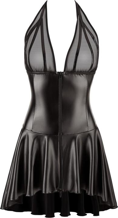 Produktbild Noir Handmade Wetlook-Kleid mit Powernet (XL)