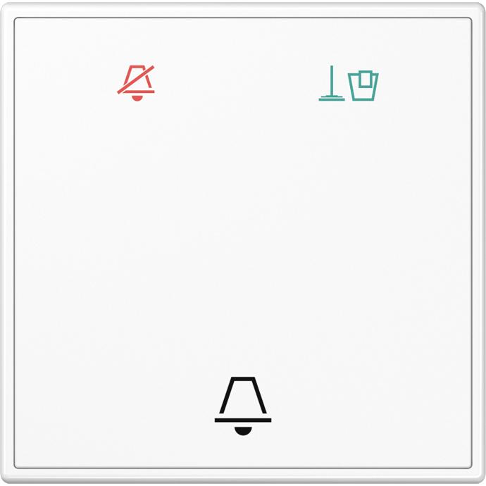 JUNG Lscuko6mww, Taster + Schalter, Weiss
