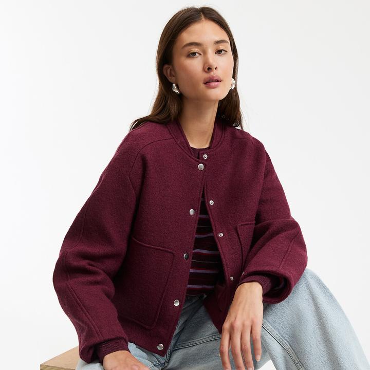 Produktbild La Redoute Collections Kurzes Blouson mit Druckknöpfen (XS)