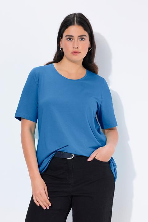 Actual product image Ulla Popken Essential Round Neck Stretch Tee (60)