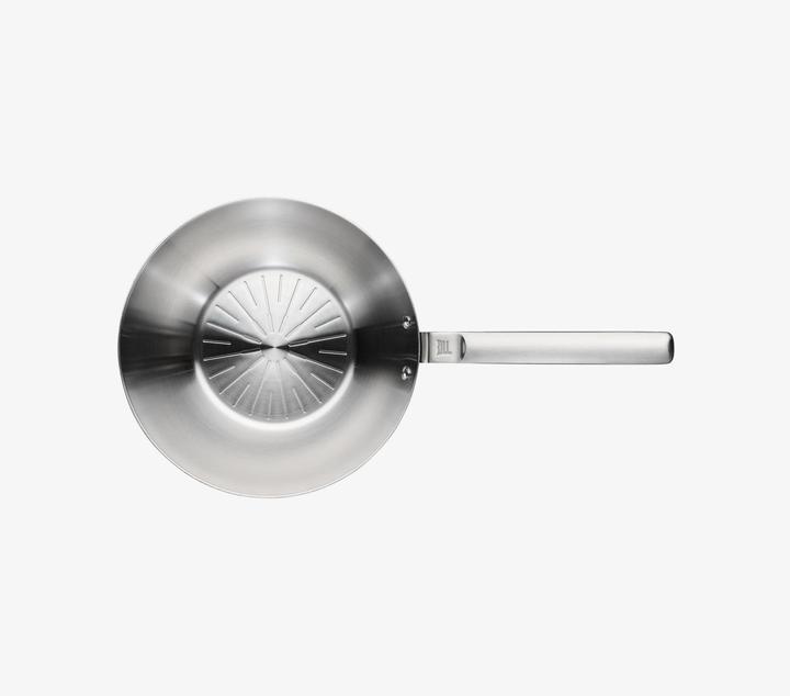 Actual product image Fiskars Norden Steel Wok, 28cm, uncoated (Stainless steel, 28 x 15 cm)