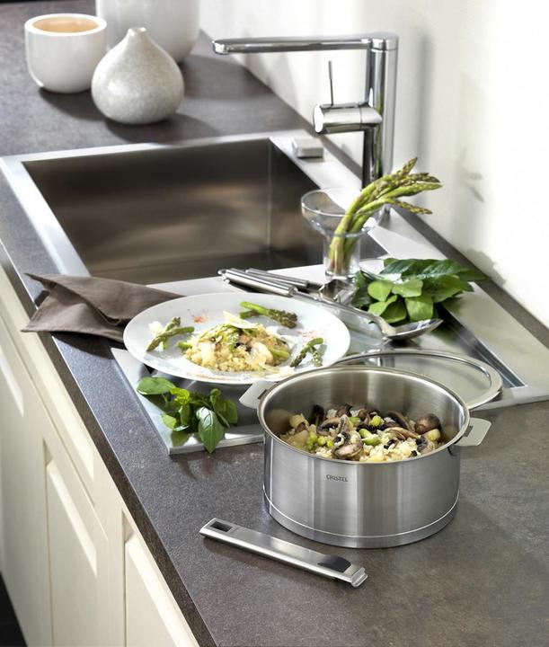 Image du produit Cristel Strate (20 cm, Casserole, Acier inoxydable, Aluminium)