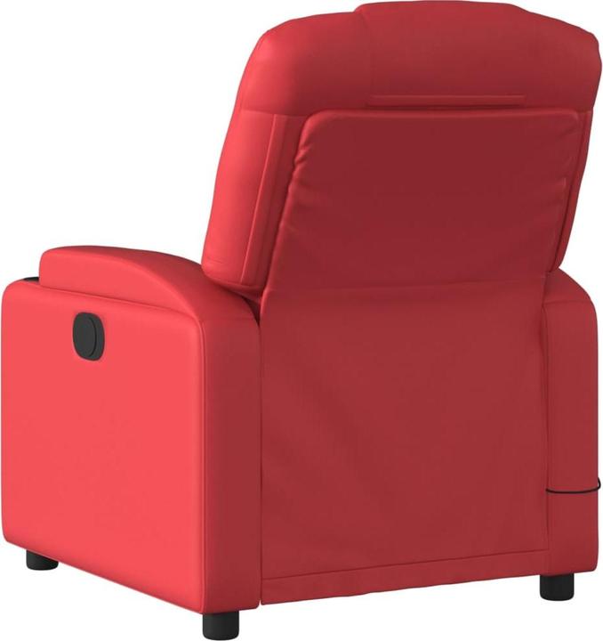 Immagine prodotto VidaXL Sedia da massaggio in similpelle rossa,Colore: Rosso, Materiale: similpelle