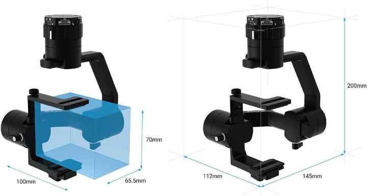 Produktbild Gremsy Gimbal Pixy U Universal (Drohnen Schutz, Universal)