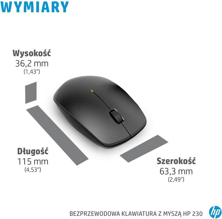 Produktbild HP 230 Wireless Mouse and Keyboard Combo (Eng. Int., Kabellos)