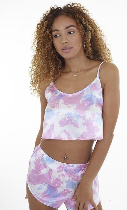 Image du produit Brave Soul Ensemble Pyjama Femme Lacets Courts (XS)