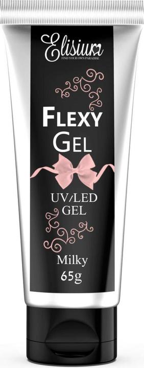 Actual product image Elisium Flexy Gel Gel For Extension Claw Milky 65G (Body gel)