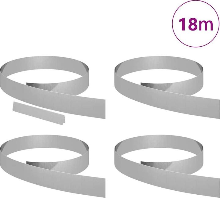 Actual product image vidaXL Gartenumrandung (450 cm)