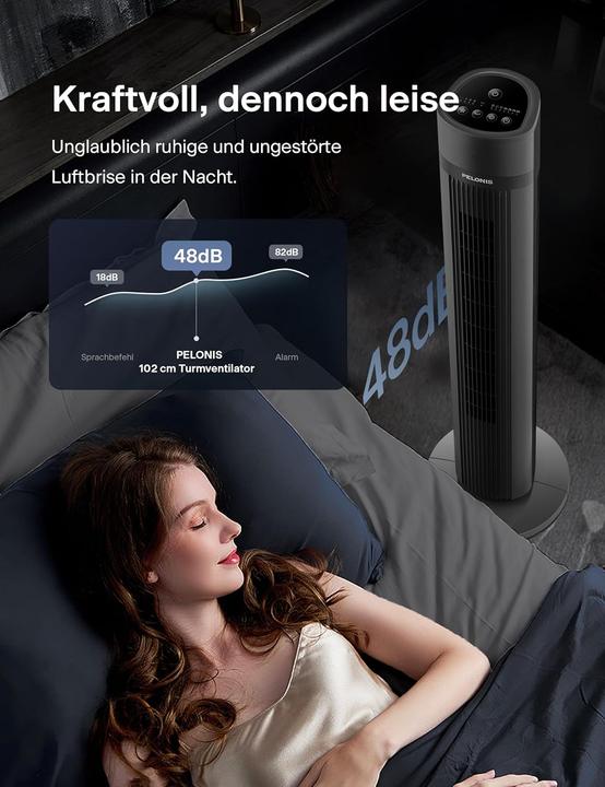 Produktbild Pelonis Turmventilator (48 dB)