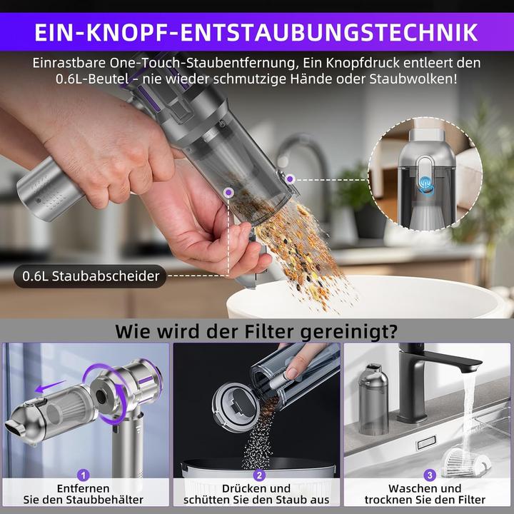 Image du produit Cugefre Kabelloser Handstaubsauger