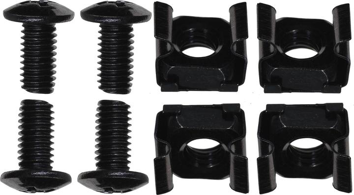 Image du produit Lanberg 19 " fond fixe 1U rack-465x350mm noir
