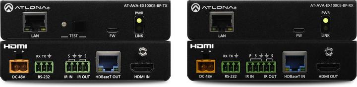 Actual product image Atlona 4K/60 4:2:0 UHD HDMI HDBT Kit PoE/IR/RS232/LAN/ARC/BP (HDMI)