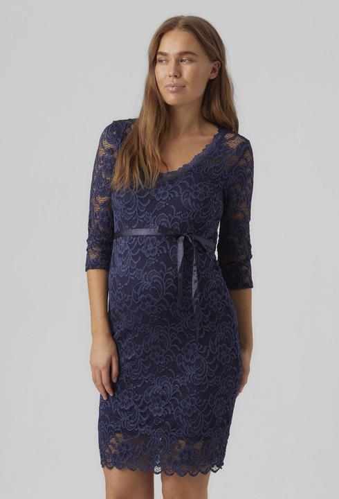 Immagine prodotto Mamalicious Vestito premaman in pizzo con maniche a 3/4 (XS)
