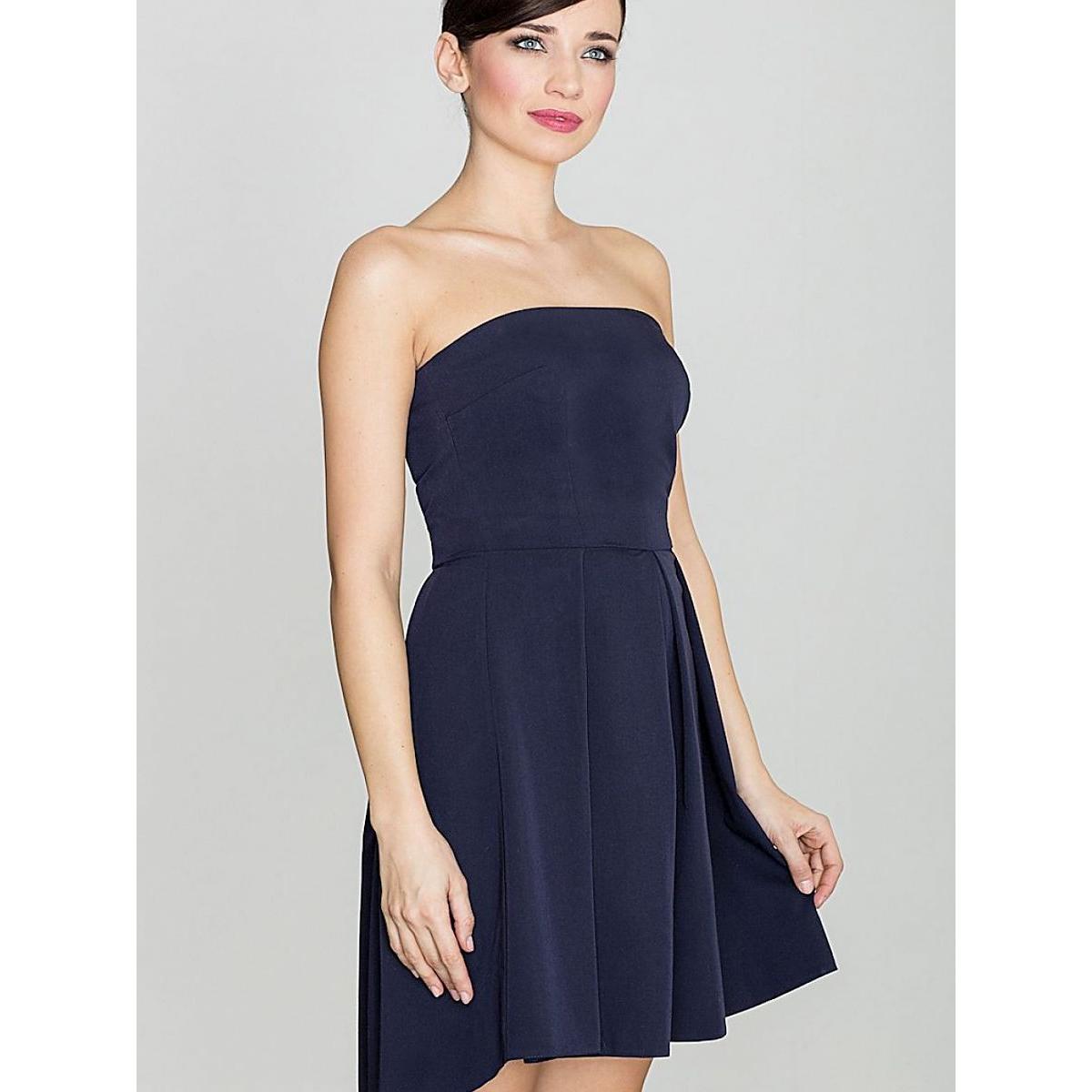 Lenitif, Damen, Kleider, Cocktailkleid, Blau, (XL)
