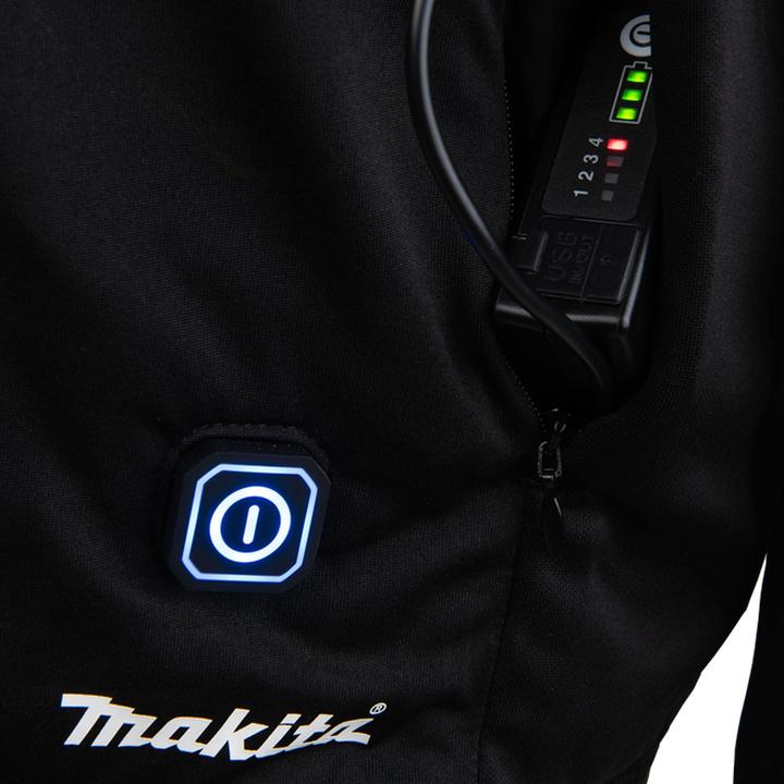 Image du produit Makita T-shirt thermique sans fil DCX201CL | Taille L | 12V / 14,4V /18V, sans batterie, sans chargeur (L)