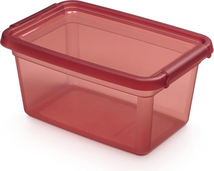 Moxom BaseStore Color storage tin, 4.5l, rhubarb, transparent pink (4.50 l)