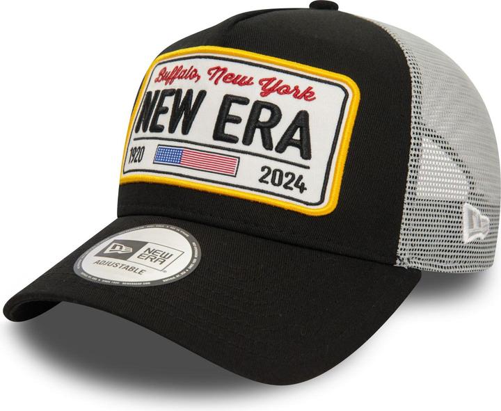 Produktbild New Era A-Frame Mesh Trucker Cap - BRAND PLATE