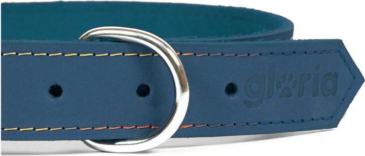 Immagine prodotto Gloria Collare per cani Oasis 45cm Blu (45 x 1,8 cm) (Pelle nabuk)