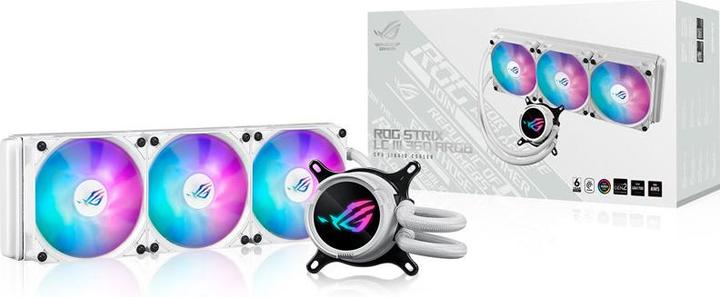 Actual product image ASUS Rog Strix Lc Iii 360 Argb Wht
