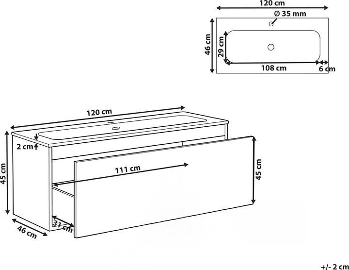 Produktbild Beliani Titicaca