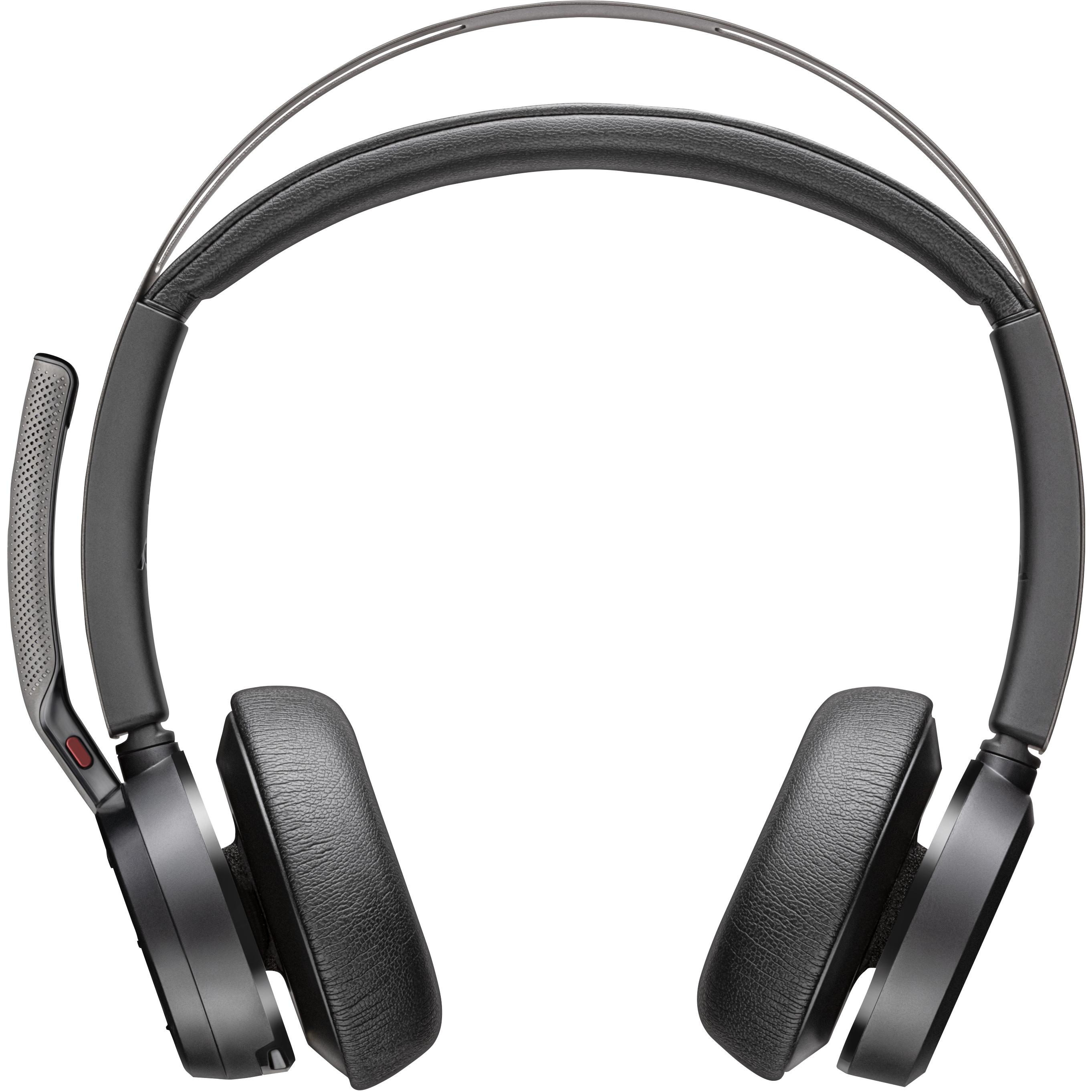 Thumbnail - Poly Voyager Focus 2 (Kabelgebunden, Kabellos, USB-C), Office Headset, Schwarz