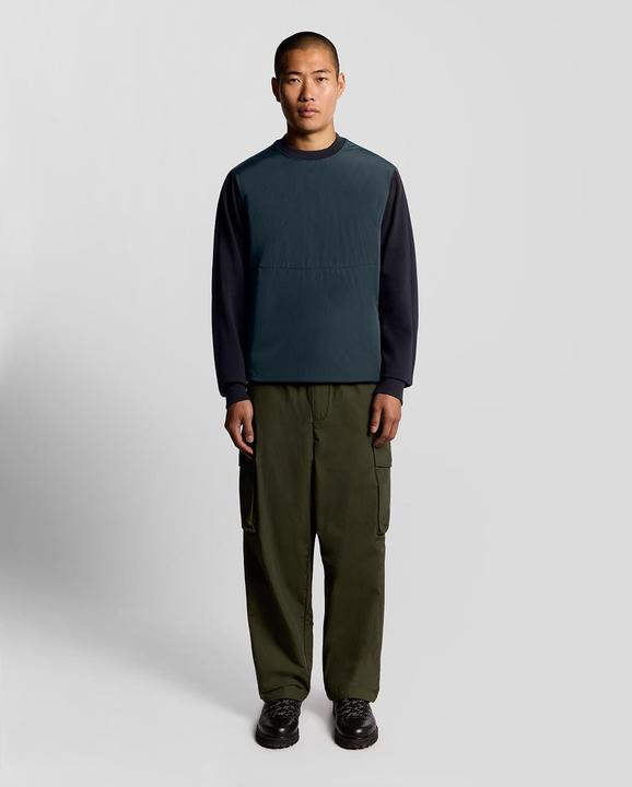 Produktbild Lyle and Scott Hybrides Sweatshirt mit halben Raglanärmeln (S)