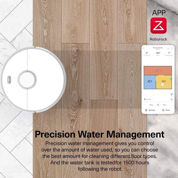 Immagine prodotto Roborock Robo Rock S5 Max (2000 Pa, Panni di pulizia (rotanti))