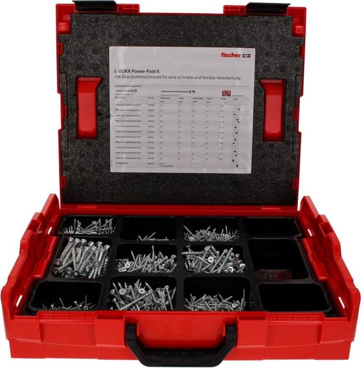 Immagine prodotto Fischer Action Power Fast II L-Boxx 102 (1801 Viti per pezzo)