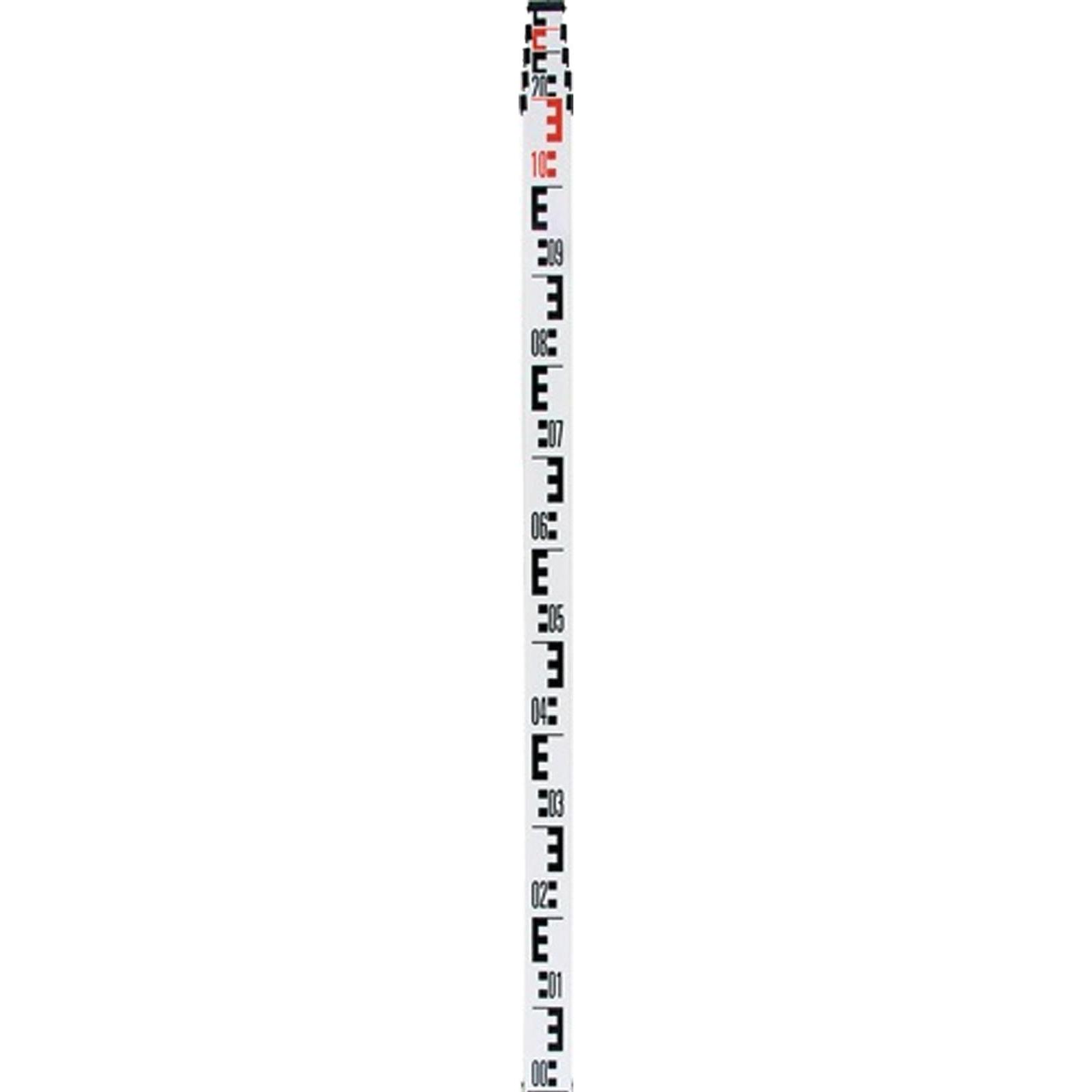 Nedo, Messlehre, Teleskopnivellierlatte Länge 1,22-5 m Teilung Rückseite 1 mit Libelle (500 cm)