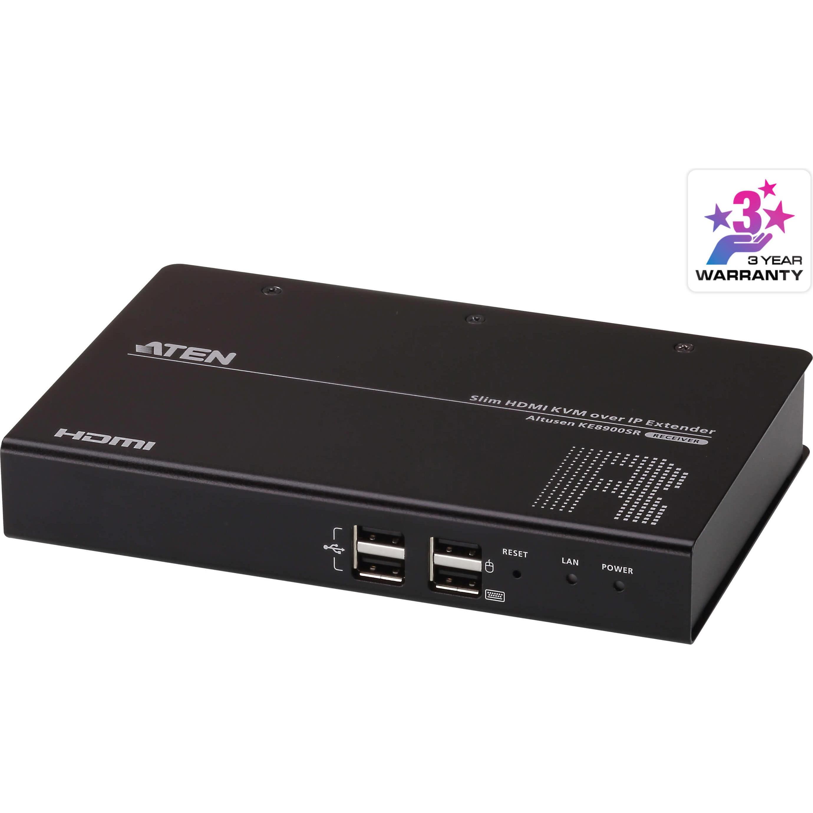 Aten HDMI-Verlängerung, KVM Switch, Schwarz