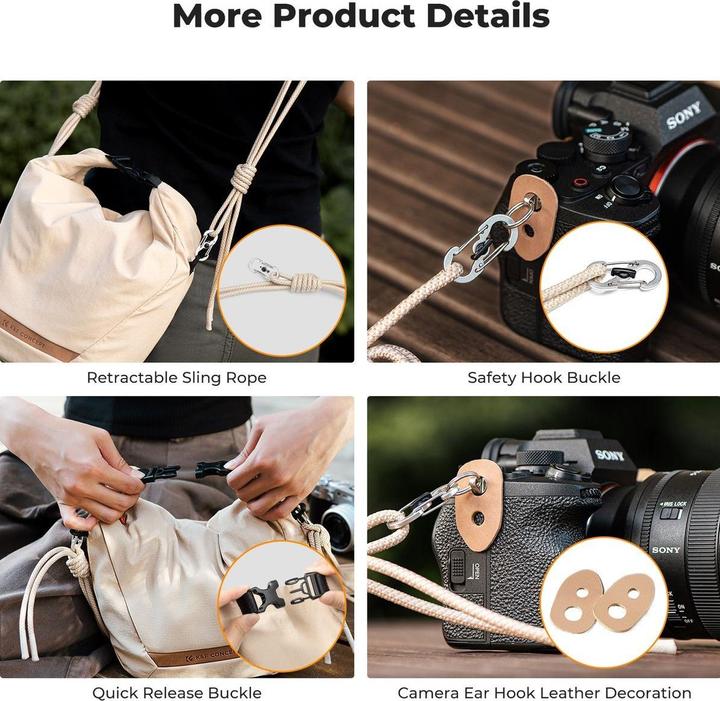 Immagine prodotto K&F Concept Vagabondaggio urbano 11 (Borsa a tracolla per fotocamera, 5 l)