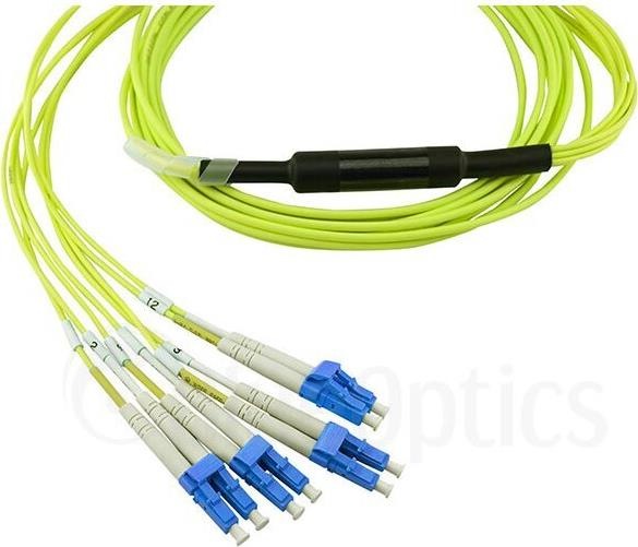 Immagine prodotto BlueOptics Cavo patch MTP-4LC-S10M compatibile MTP-4xLC monomodale 10 metri di Juniper (10 m)