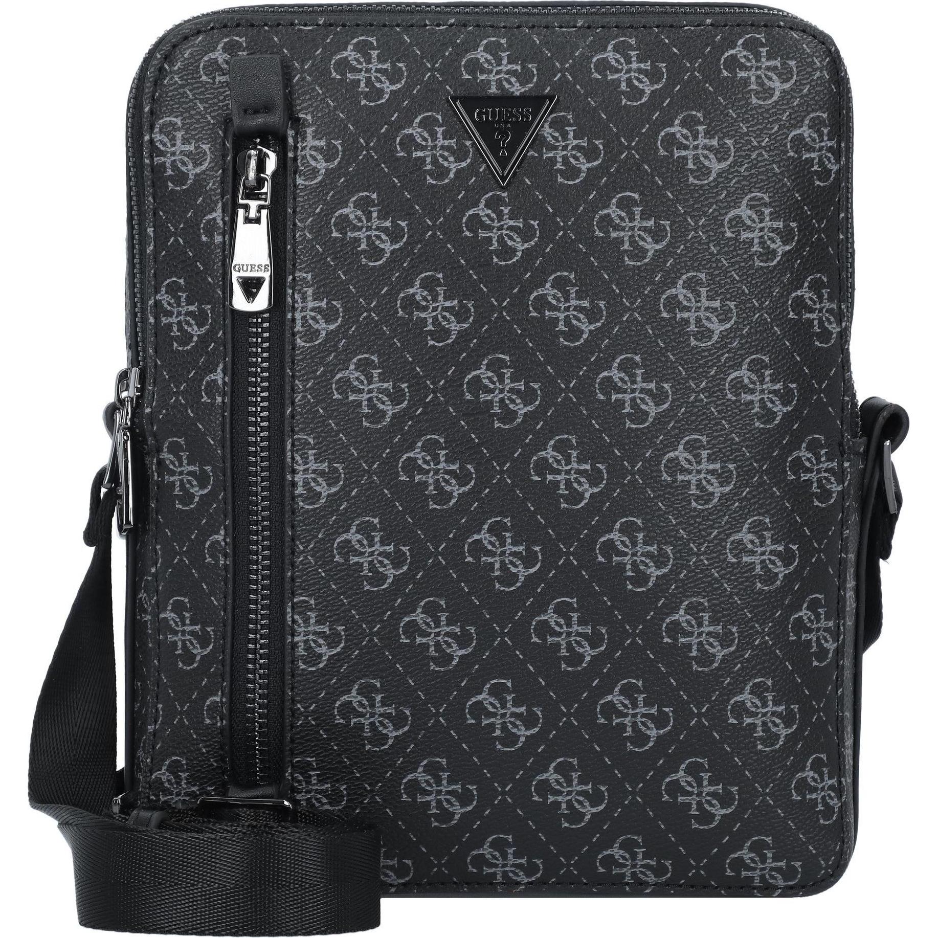Guess, Handtasche, Torino Umhängetasche 20 cm, Schwarz