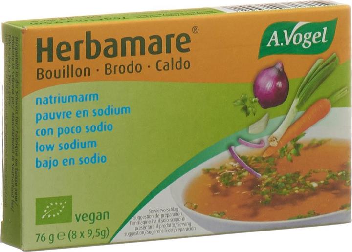 Image du produit A. Vogel Bouillon cube pauvre en sel bio (76 g)