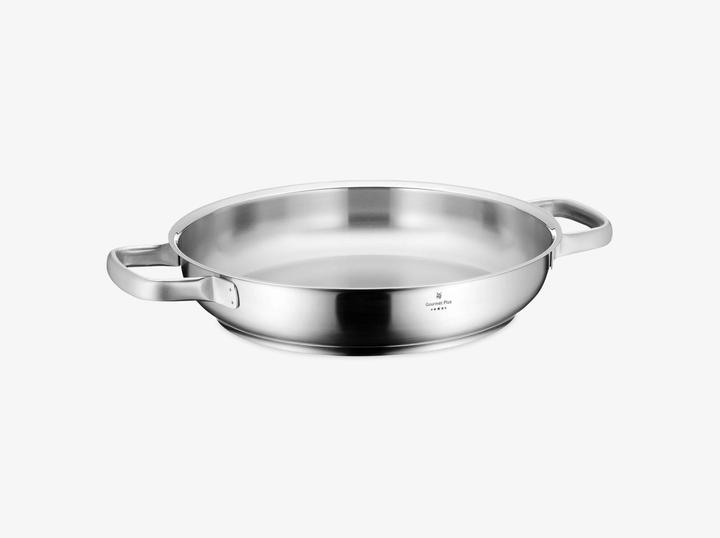 Immagine prodotto WMF Padella in acciaio inox 28 cm Gourmet Plus Induction non rivestita (28 cm, Padella per friggere, Acciaio inossidabile)