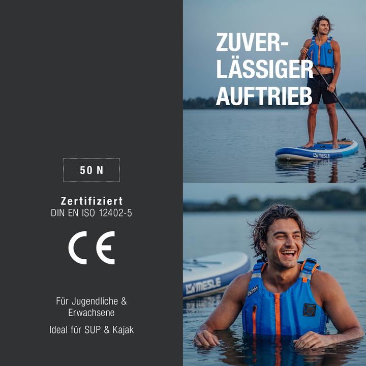 Produktbild Mesle Schwimmweste Erwachsene Ara Mesh 50N (L, M, 70 - 90 kg)
