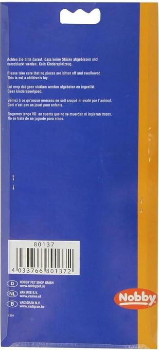 Actual product image Nobby Katzen-Spielzeug Plüschmaus mit Rassel, 4 Stück, 5 cm (Plush toy cat)