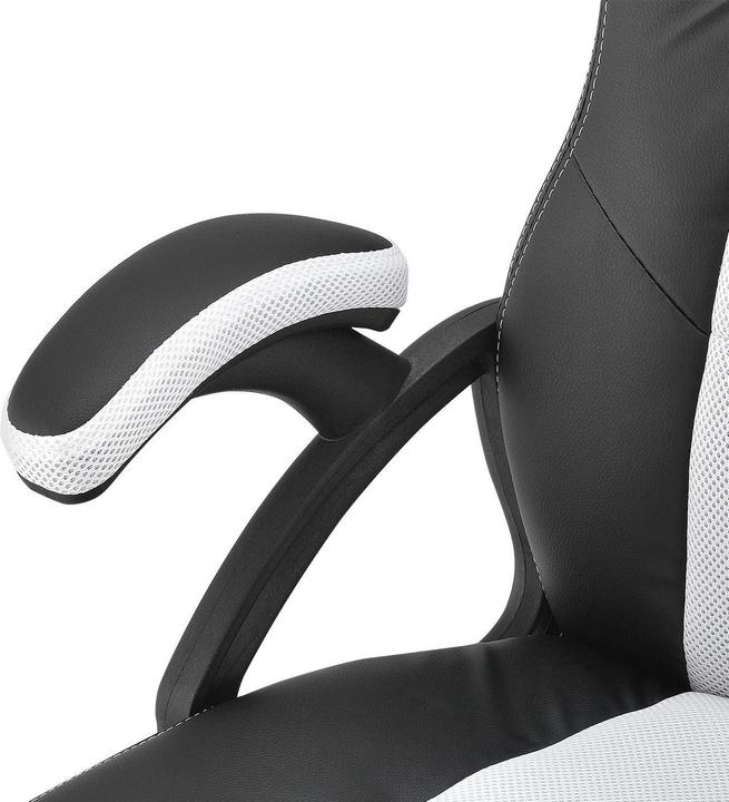 Image du produit Juskys Racing Schreibtischstuhl Montreal - Weiss