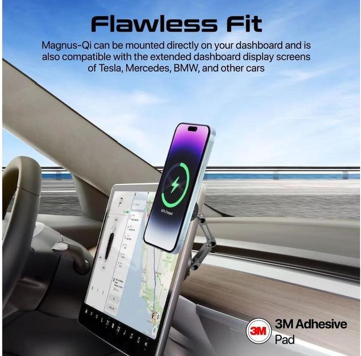 Immagine prodotto ProMate Magnus Qi 15 Watt MagSafe per auto