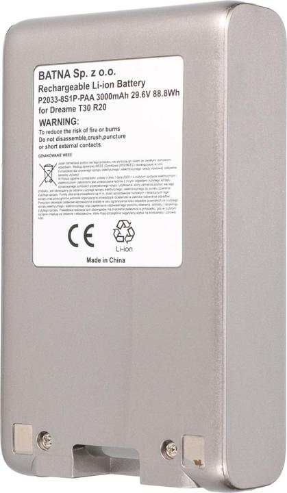 Produktbild Extralink Akku Batterie für Dreame Staubsauger T30 R20 21.6V 3000mAh