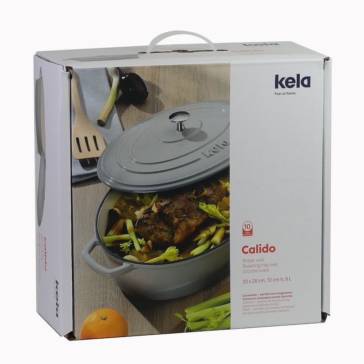 Actual product image Kela Bräter Calido (24 cm, Casserole + Stewpot, Cast iron)