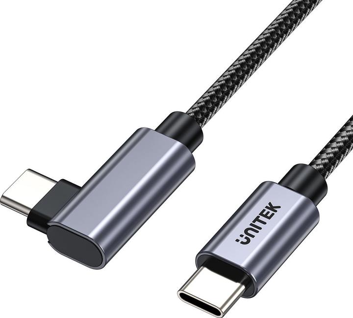 Immagine prodotto Unitek Cavo USB USB-C - USB-C Czarno-srebrny (C14123BK-1M) (1 m, USB 3.2 Gen 1)