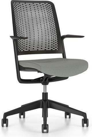 Nowy Styl Bürostuhl WithMe Synchronmechanismus Festehende Armlehnen Schwarz